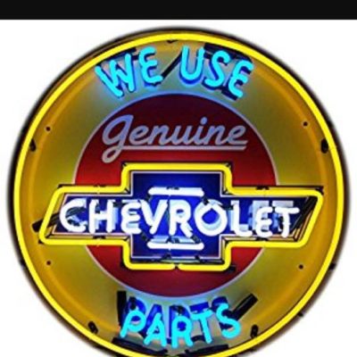 Neon Chevrolet Sign