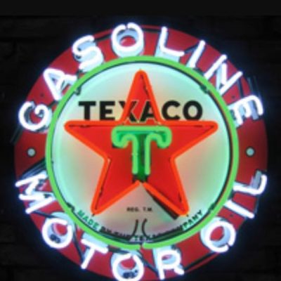 Neon Texaco Sign